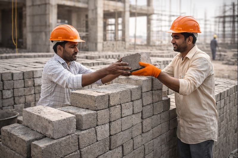 Fly Ash Bricks supplier in Pune Aspire buildcon